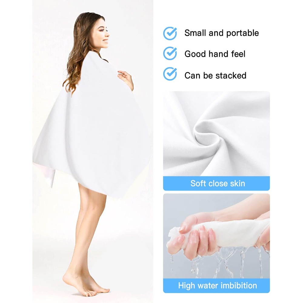 1pc Beach Towel Pure White Tow - đánh giá và giá Golf Towel