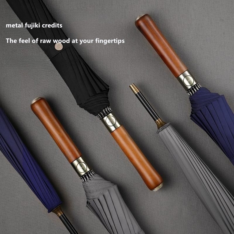Automatic Wooden Handle Umbrel - đánh giá và giá Golf Umbrella