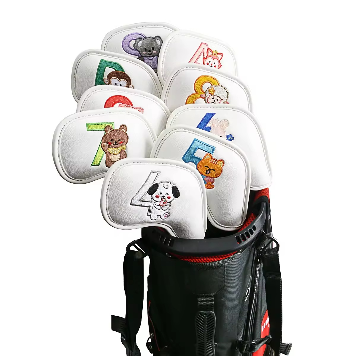 9Pcs Cute Cartoon Animal Golf  - đánh giá và giá Golf Clubs