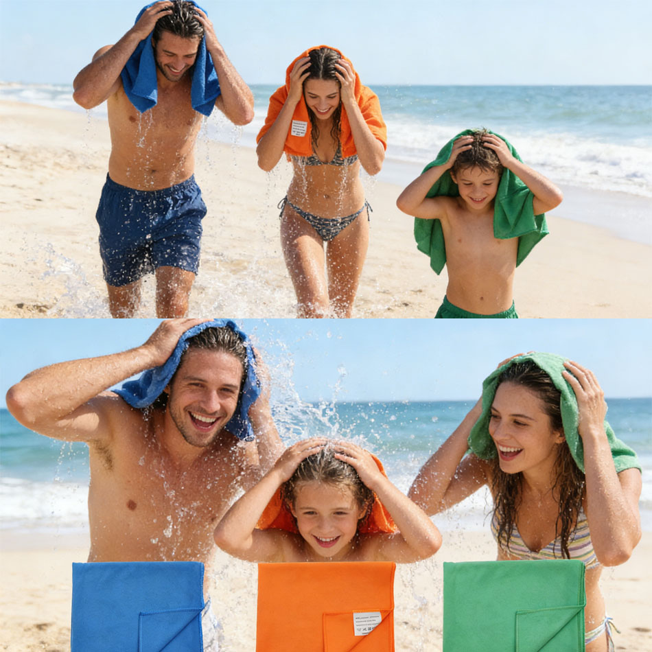 1PC Microfiber Beach Towel Qui - đánh giá và giá Golf Towel